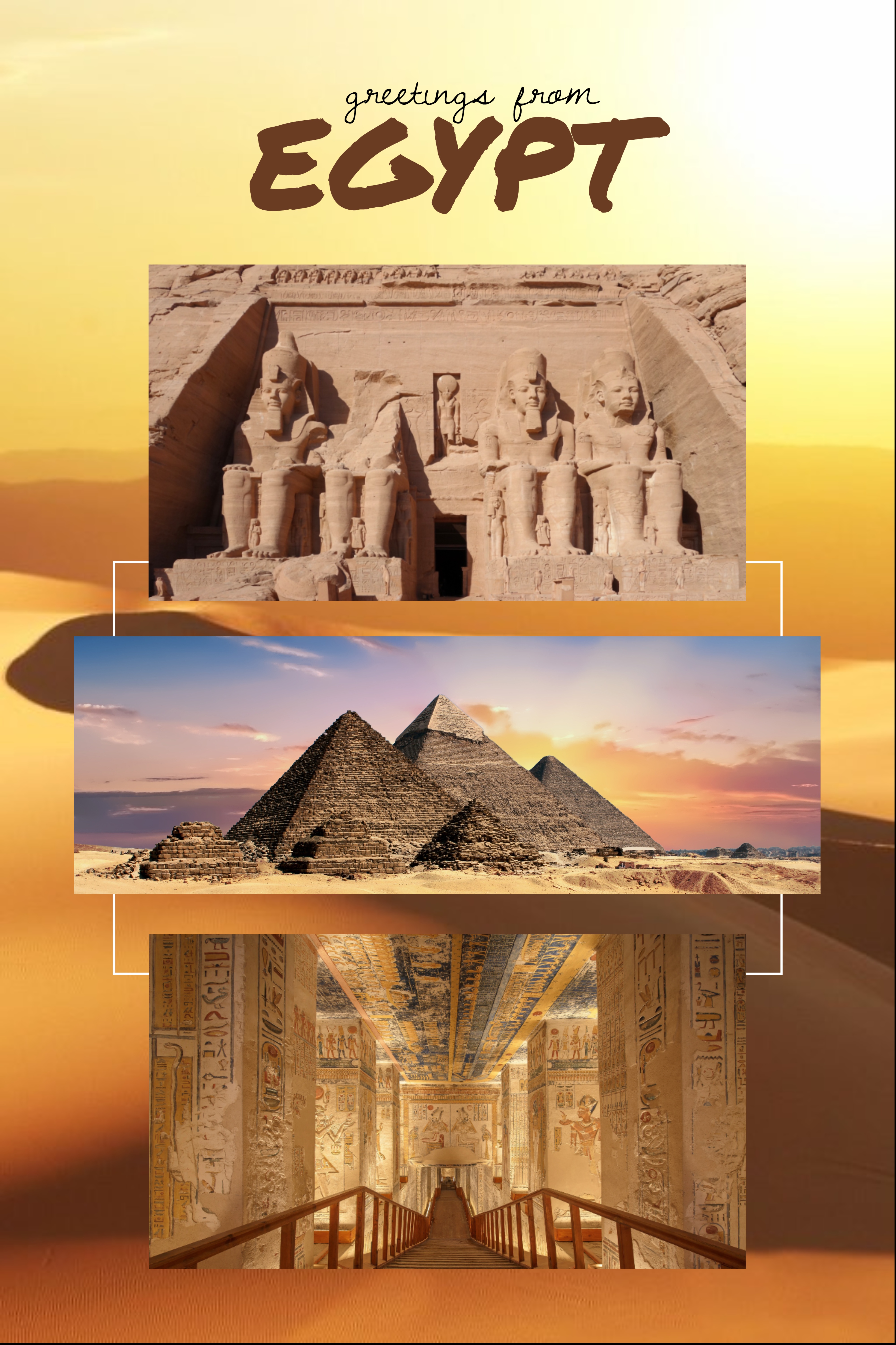 Egypt Greeting Card